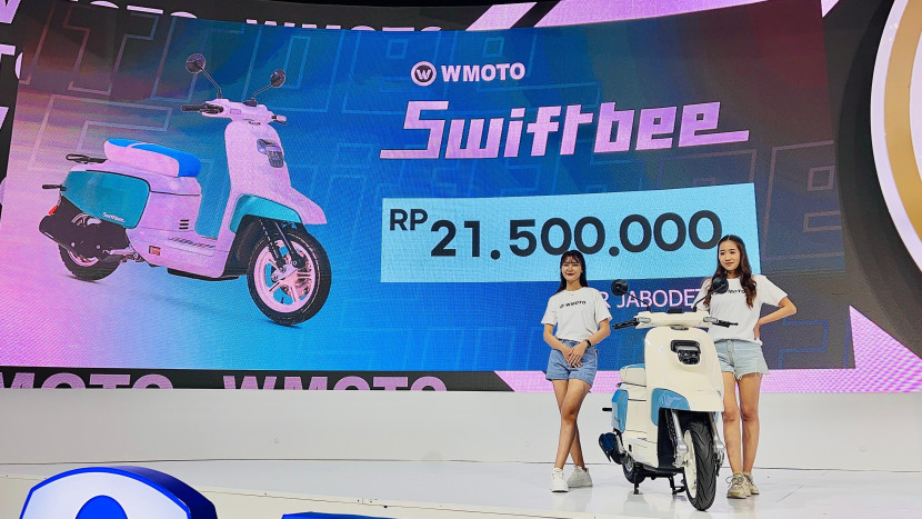  Peluncuran WMOTO Swiftbee pada ajang BCA Expoversary 2025 (Doc. MotoResto).