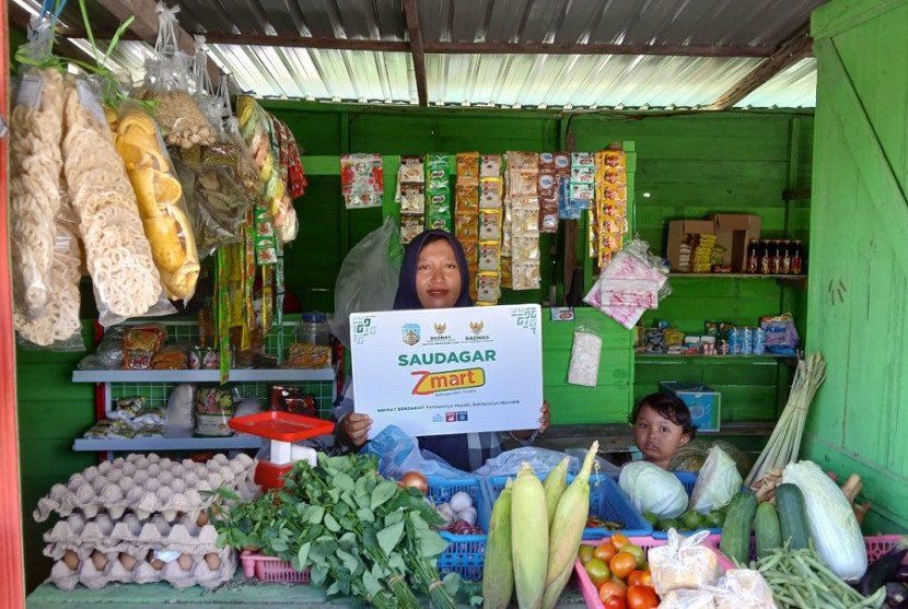 Warung Susi, warga Tanjung Selor Bulungan Kaltara. (BAZNAS)