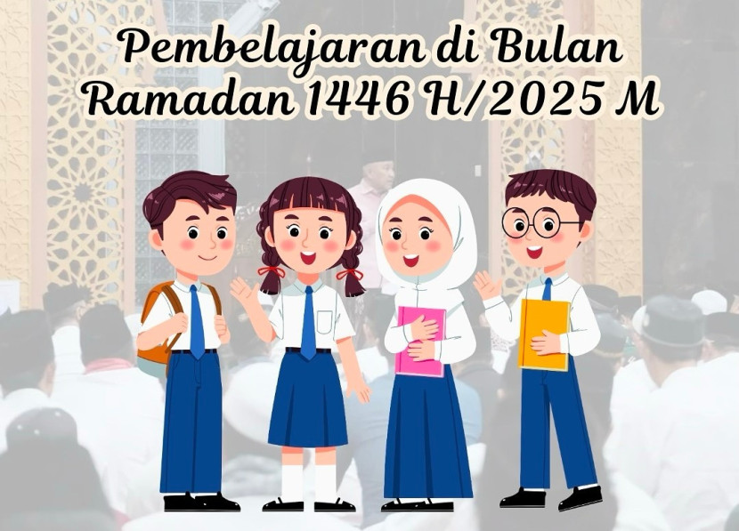 Flayer Disdik Kota Depok umumkan libur sekolah di pekan pertama Ramadhan dan jelang Idul Fitri. (Foto: Dok RUZKA INDONESIA)