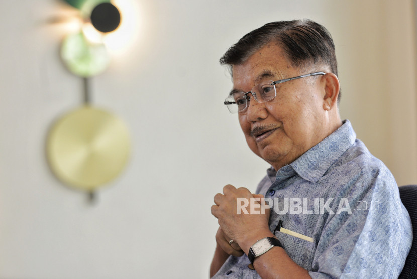 Wakil Presiden Republik Indonesia ke 10 dan 12, Muhammad Jusuf Kalla (JK). Foto: Republika/Thoudy Badai