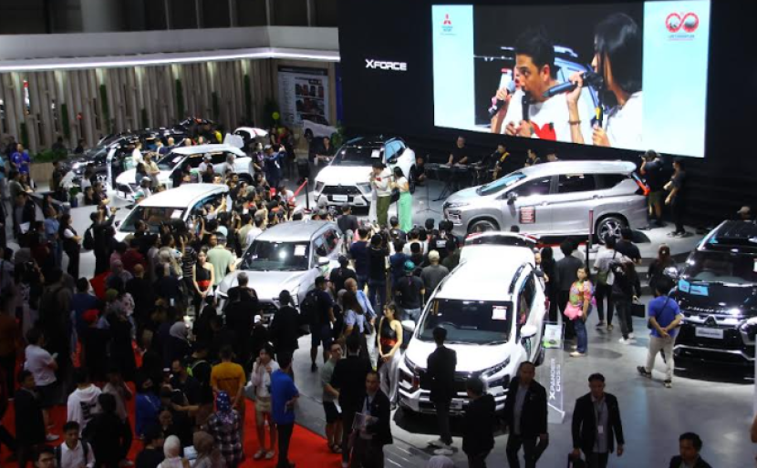 Tampak both Mitsubishi Motors di IIMS 2025 dok MMKSI