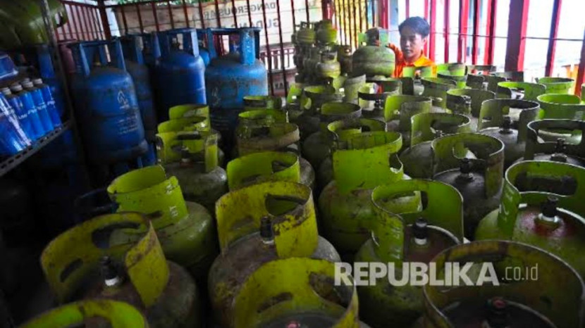 Aman stok gas LPG 3 Kg di Kota Depok saat Ramadhan hingga lebaran Idul Fitri. (Foto: Dok REPUBLIKA) 