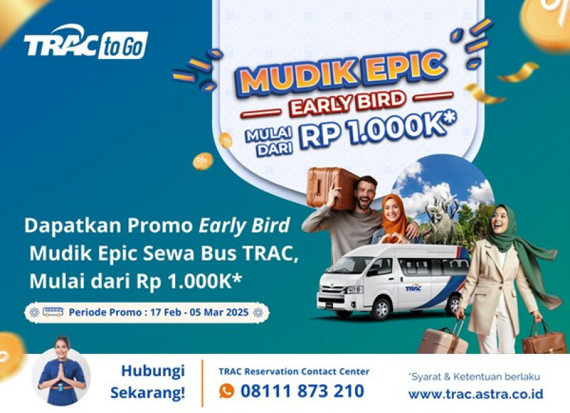 Promo Rental Mobil Early Bird Mudik Epic!