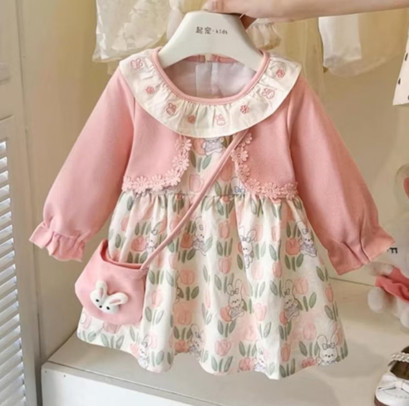 Dress lengan panjang (sumber: Shopee/ CHINO_STYLE461)
