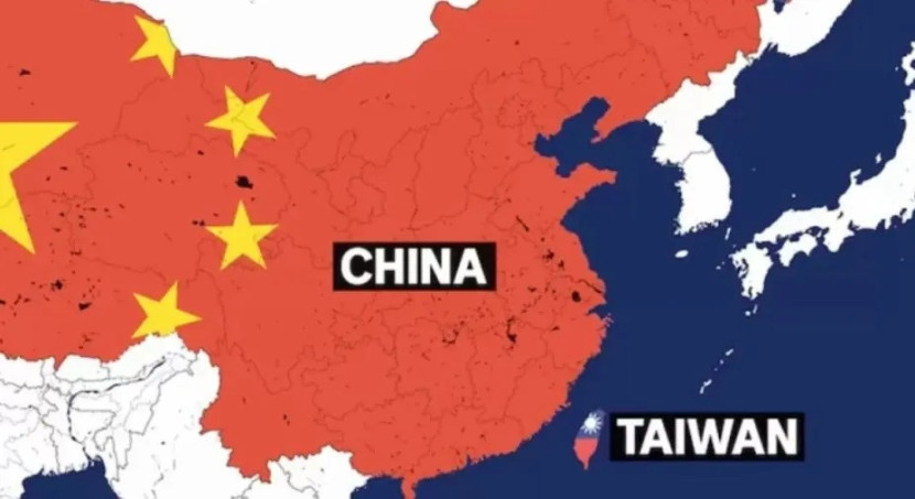 Peta China daratan dan Taiwan. Sumber: UNN