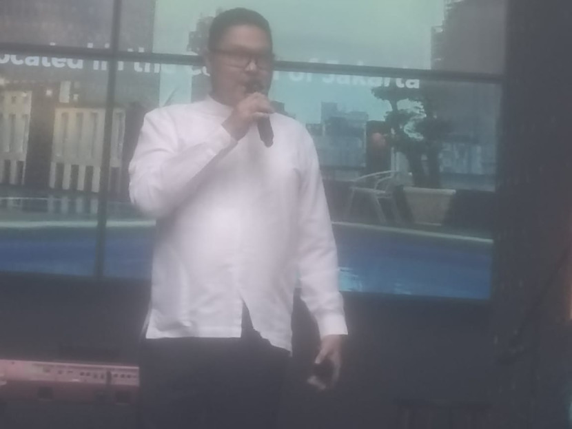 Agus krismardiyanto selaku manajer hotel 1O1 URBAN Jakarta Thamrin saat memberikan sambutan diacara Iftar “Ramadan The Bosphorus”Rabu (26/2) lalu