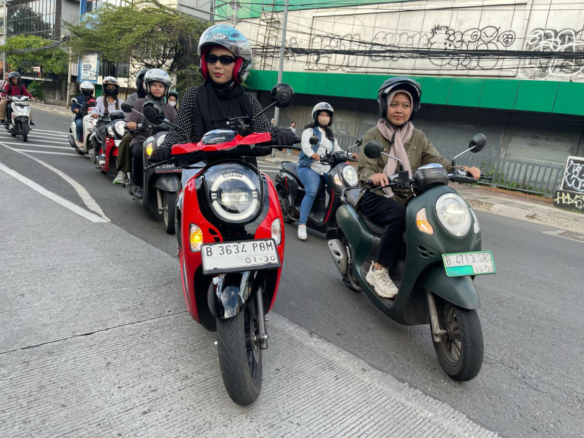 Scoopy Girls Time Keliling Kota Tua (Doc. Wahana Artha Group).