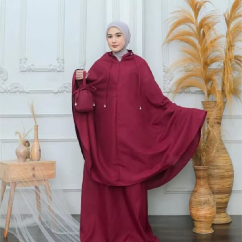 Mukena katun premium (sumber: Shopee/ mukena zain)