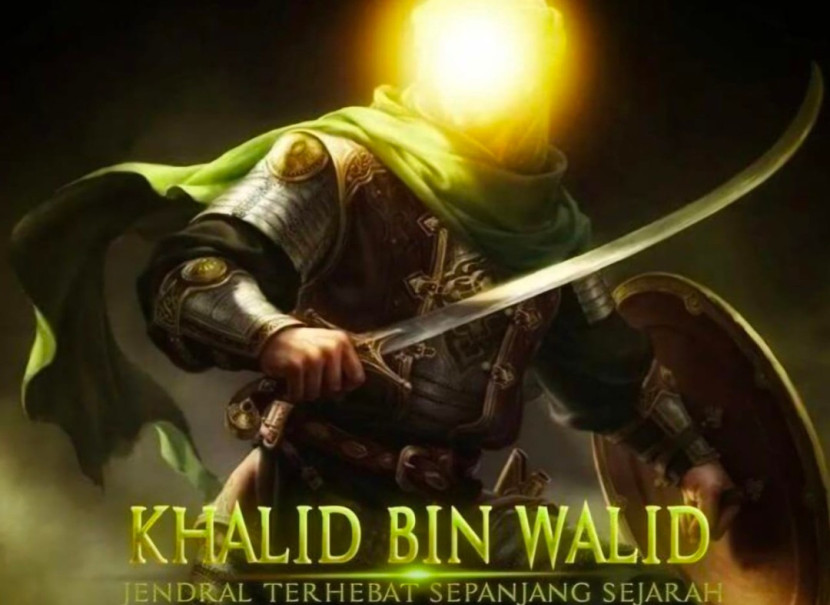 Foto ilustrasi panglima perang yang legendaris, Khalid bin Walid. (Foto: Dok RUZKA INDONESIA) 