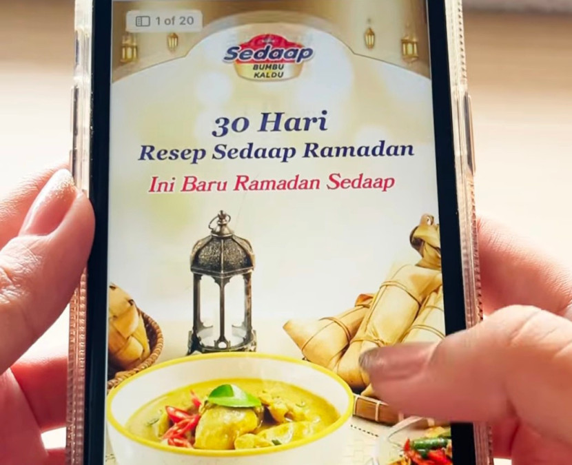 Bumbu Kaldu Sedaap menghadirkan inovasi e-book 30 Hari Resep Sedaap Ramadhan. (Foto: Dok RUZKA INDONESIA) 