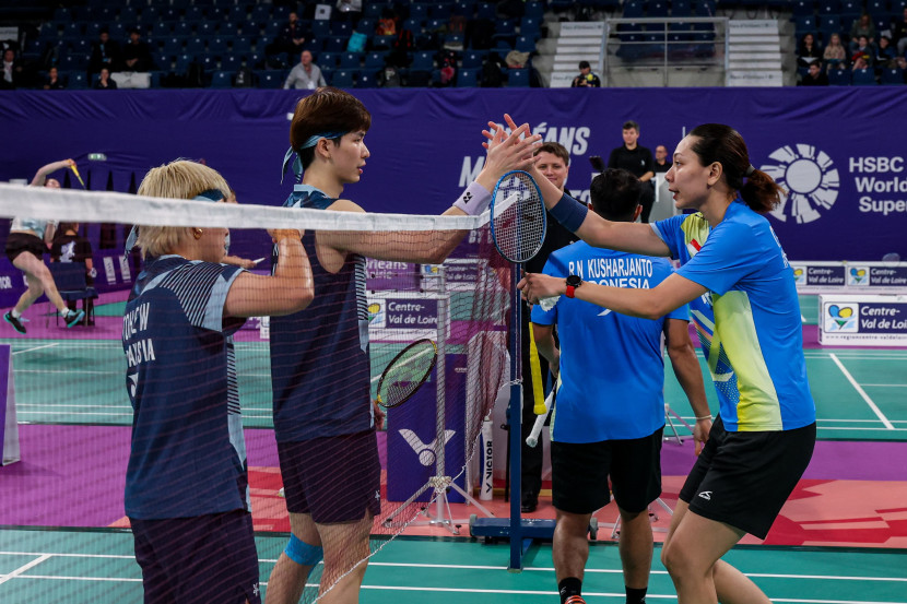 Rehan Naufal Kusharjanto/Gloria Emanuelle Widjaja melaju ke perempat final Orleans Masters 2025. PBSI/Badmintonphoto/Raphael Sachetat