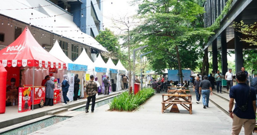 Suasana asri di Cibis Park tempat penyelenggaraan Ramadhan istimewa bertema Symphony of Iftar pada 12-14 Maret 2025. (Foto: Dok RUZKA INDONESIA) 