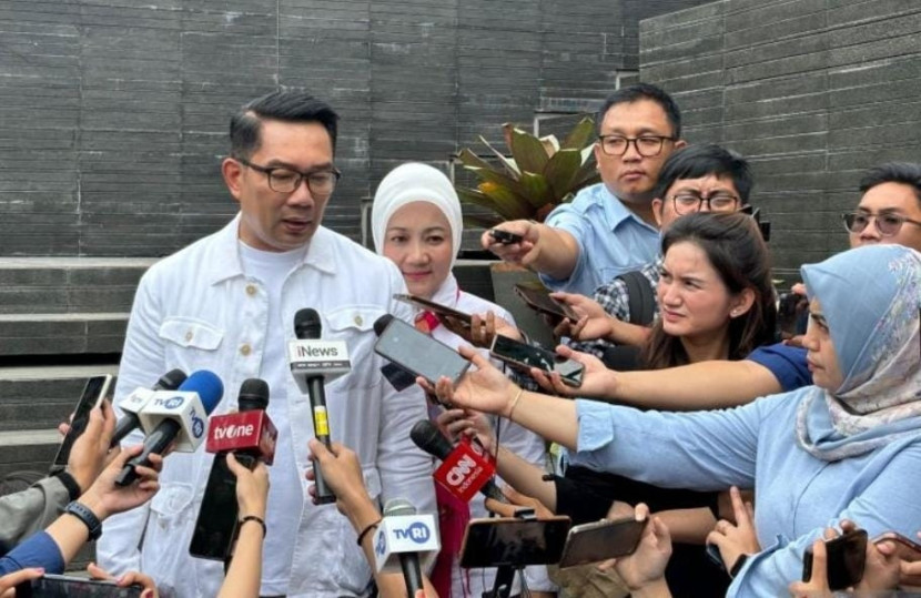 Ridwan Kamil saat memberikan keterangan, beberapa waktu lalu. (Foto: Dok Republika) 