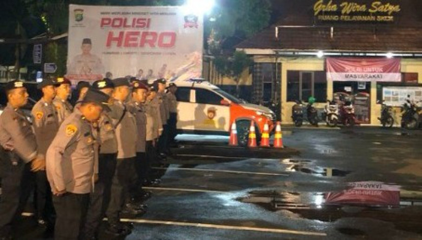 Apel pengamanan Ramadhan dan Idul Fitri 2025 Polrestro Depok. (Foto: Dok RUZKA INDONESIA) 