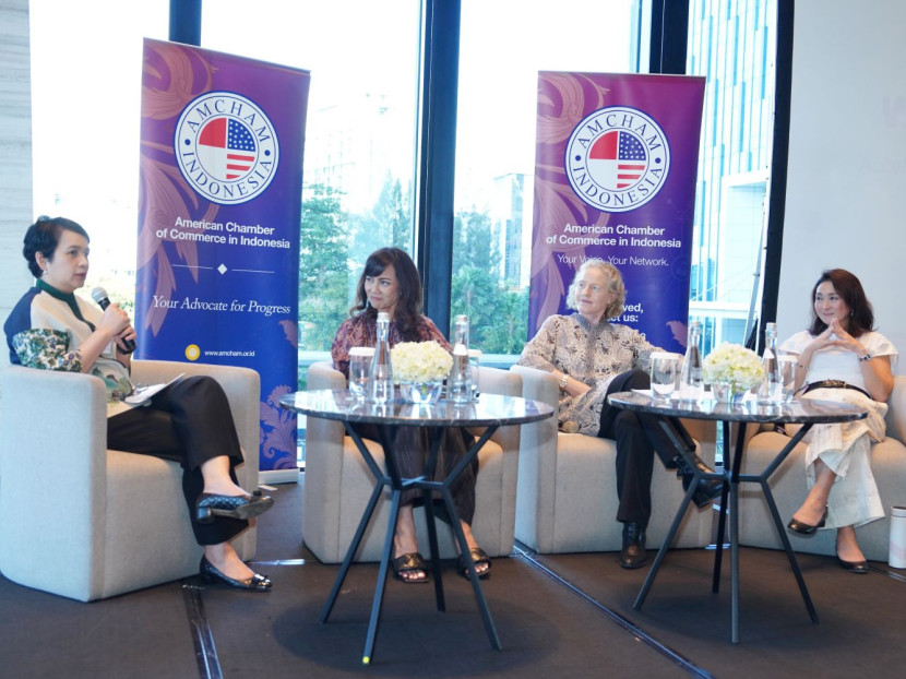 AmCham Indonesia menggelar diskusi mendalam tentang kesetaraan gender, kepemimpinan inklusif, dan perubahan sistemik di Indonesia. Foto: AmCham Indonesia 