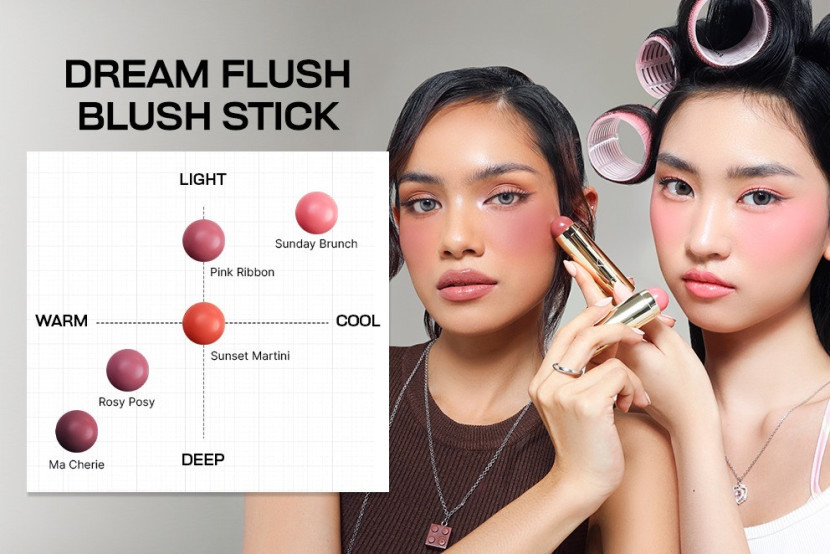 KIVA Luncurkan Dream Flush Blush Stick. Foto: KIVA