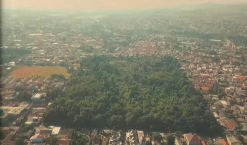 Taman Hutan Raya Cagar Alam di Pancoran Mas, Kota Depok yang tersisa dan berada di tengah kota padat penduduk. (Foto: Dok RUZKA INDONESIA) 