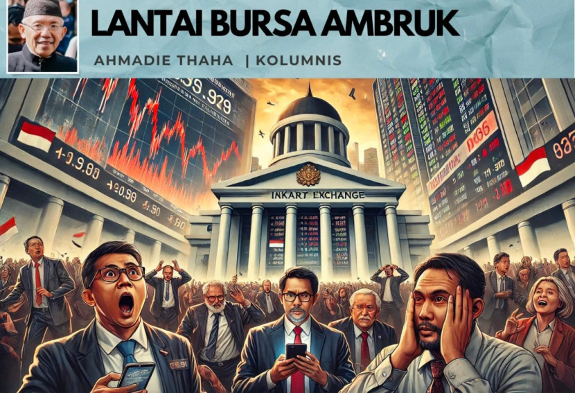 Foto ilustrasi Catatan Cak AT: Lantai Bursa Ambruk. (Foto: Dok RUZKA INDONESIA) 