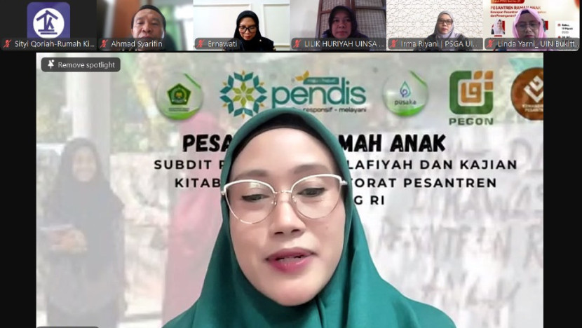 Webinar Pesantren Ramah Anak