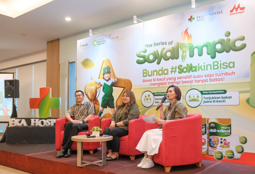 Rangkaian kegiatan Soyalympic 2025 yang diadakan Kalbe Nutritionals, bagian dari Kalbe Group, melalui Morinaga Soya di Eka Hospital Bekasi, beberapa waktu lalu. (Foto: Dok Ruzka Indonesia/KG)