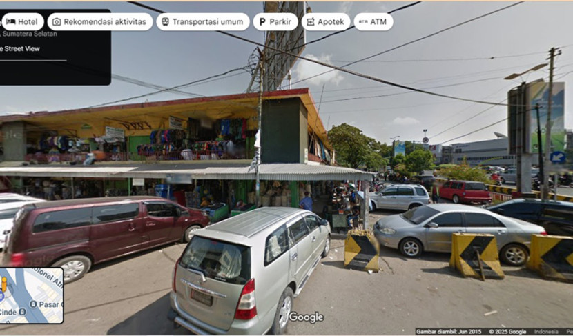 Pasar Cinde tahun 2015. (FOTO: Google)