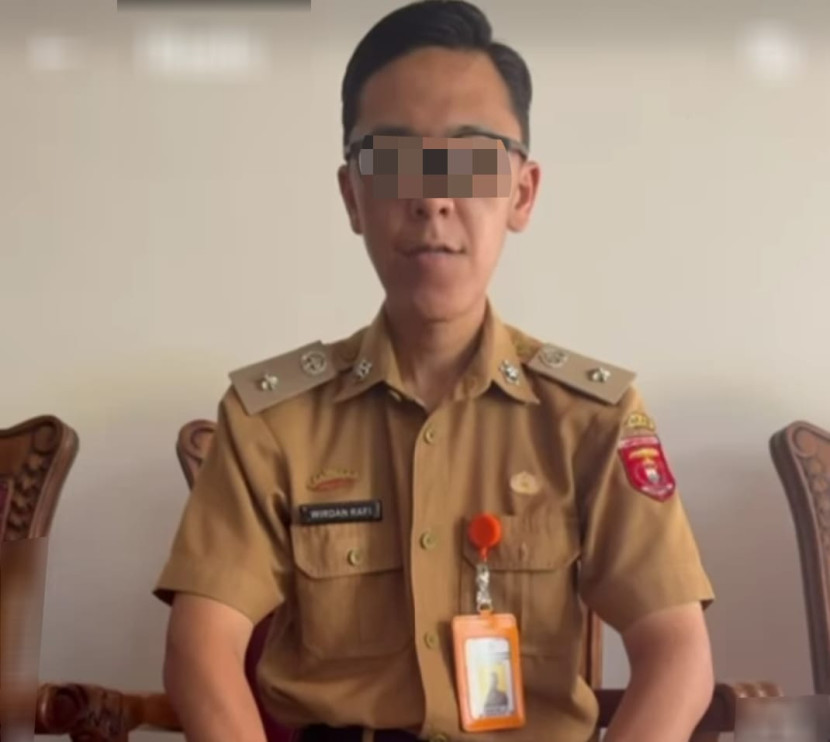 Wirdan Rafi, ASN Pemkab Lampung Barat. (Foto: Tangkapan Layar)