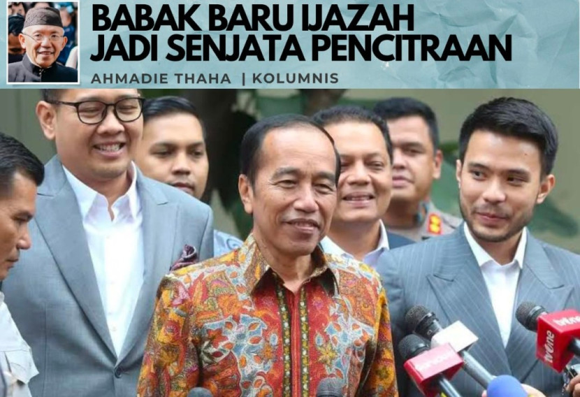 Jokowi melaporkan pencemaran nama baik ke Polda Metro Jaya terkait gugatan ijazah palsu. (Foto: Dok RUZKA INDONESIA)