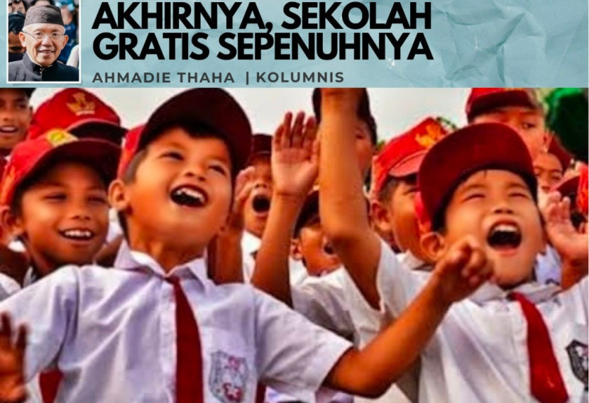 Foto ilustrasi Catatan Cak AT: Akhirnya, Sekolah Gratis Sepenuhnya. (Foto: Dok RUZKA INDONESIA)