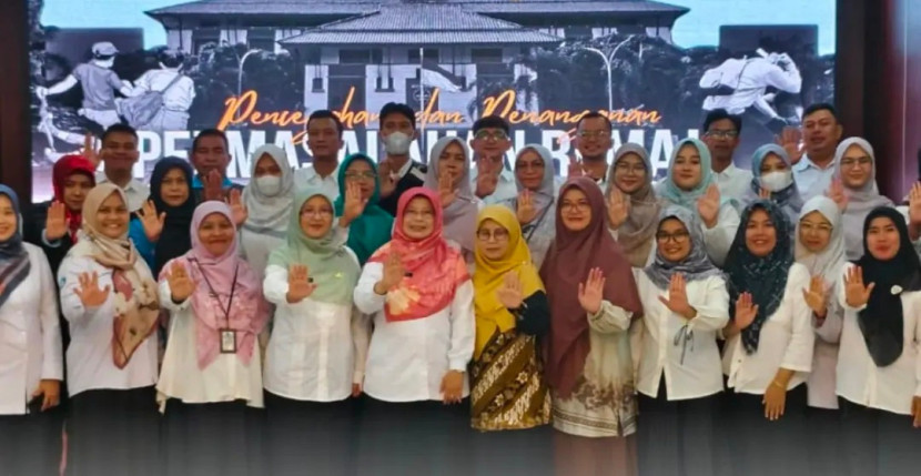 DP3AP2KB.Kota Depok rutin melakukan pembinaan kepada puluhan perempuan tangguh penyintas KDRT. (Foto:Dok RUZKA INDONESIA)