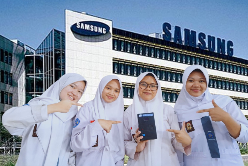 Empat pelajar MAN 1 Kota Sukabumi yang masuk grand final Samsung Innovation Campus Batch 6.