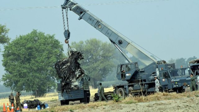 Penemuan puing-puing jet tempur Rafale di wilayah India. Sumber: X