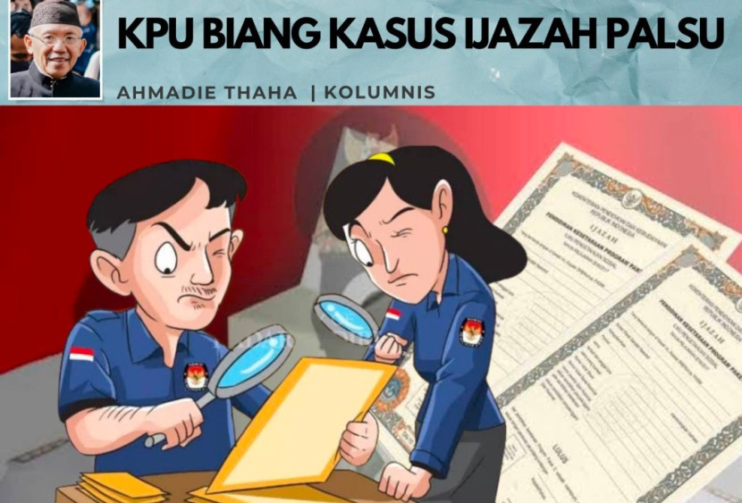 Foto ilustrasi Catatan Cak AT: KPU Biang Kasus Ijazah Palsu. (Foto: Dok RUZKA INDONESIA)