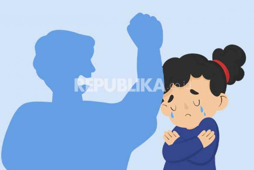 Ilustrasi. Kekerasan pada anak. Gambar: Republika