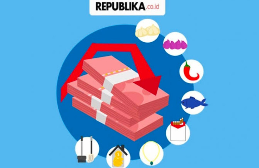 Foto ilustrasi inflasi. (Foto: Dok REPUBLIKA)