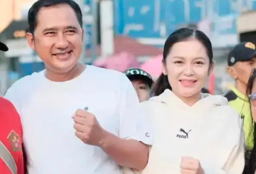 Wakil Wali Kota Depok, Chandra Rahmansyah dan istri Lina Novita. (Foto: Dok Diskominfo Kota Depok)