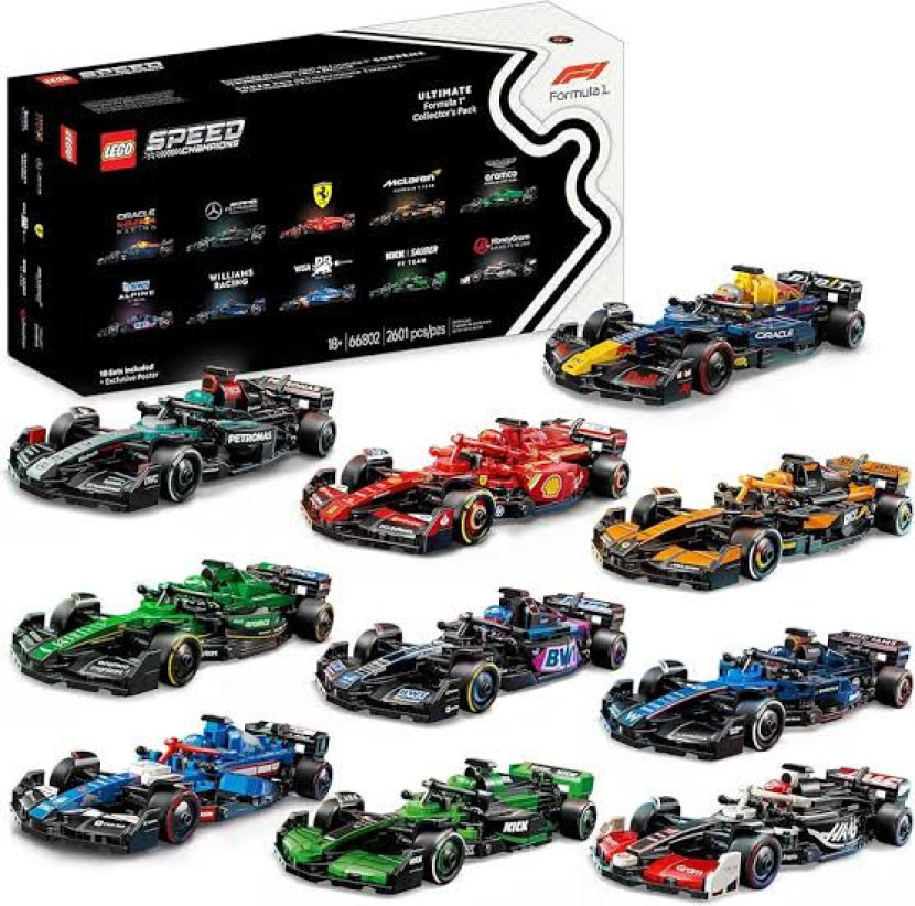 Kolaborasi baru antara Lego dan F1. Dok. Lego.com