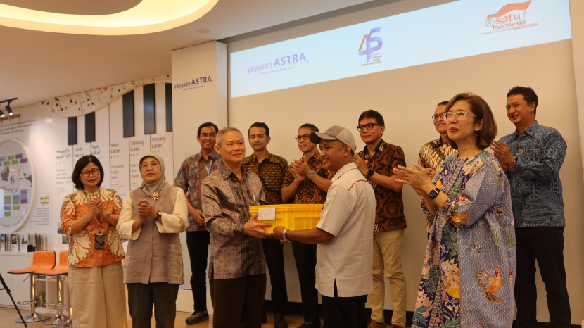 Syukuran HUT ke-45 Yayasan Astra – Yayasan Dharma Bhakti Astra di Galeri YDBA, Jakarta, (9/5/2025). (Foto: Yayasan Astra/RI)