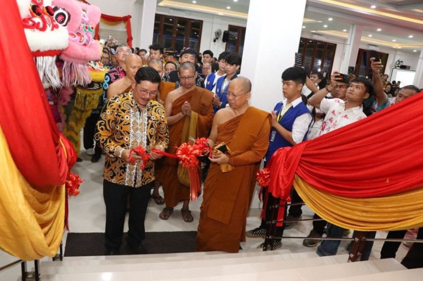 Peresmian Vihara Parama Sinar Borobudur di Tarakan. (Diskominfo)
