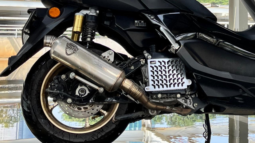 Nmax 155 Dengan Knalpot WRX GP3 Limited K150 (Doc. Motoresto).