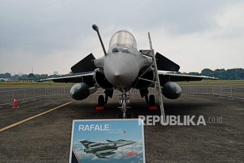 Jet tempur Rafale di Lanud Halim Perdanakusuma, Jakarta Timur. Sumber: Erik Purnama Putra