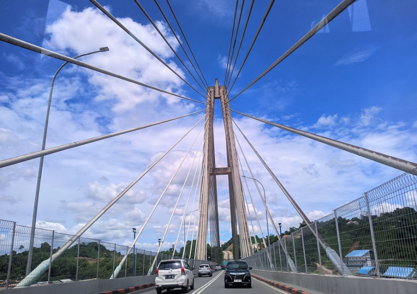 Jembatan Mahakam II Kota Samarinda, Kaltim.