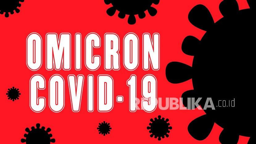 Ilustrasi. Covid-19 varian Omicron. Gambar: Republika