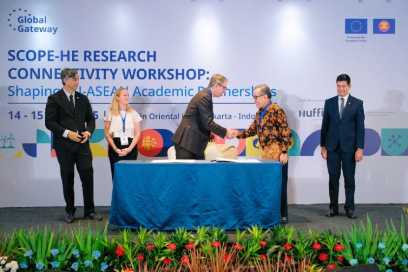Lokakarya Konektivitas Riset Uni Eropa dan ASEAN Lewat Hibah SCOPE-HE. Foto: Istimewa