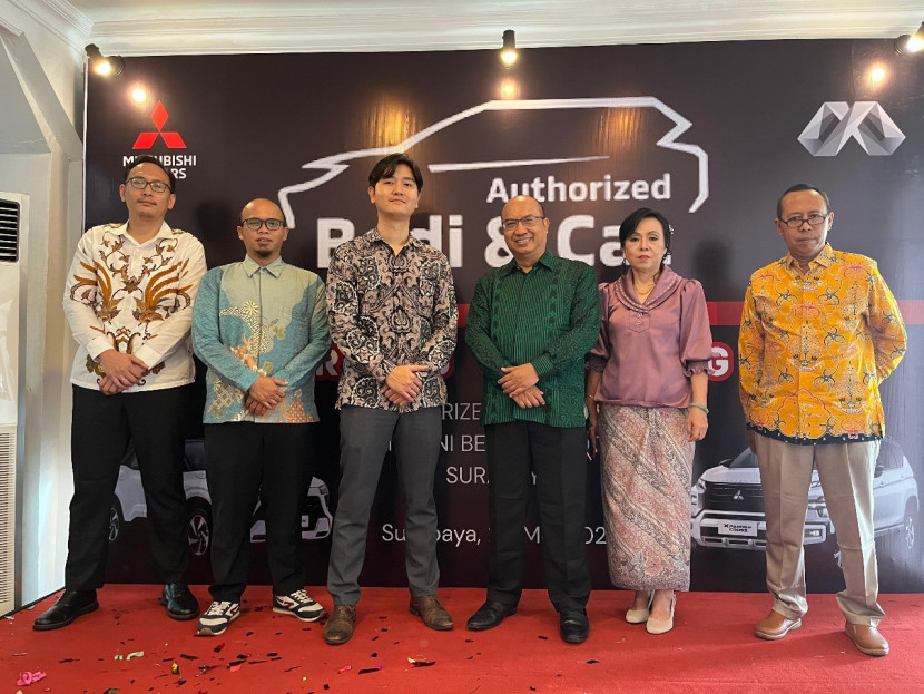 Peresmian fasilitas Bodi & Cat resmi pertama di Kota Surabaya (Doc. Mitsubishi).