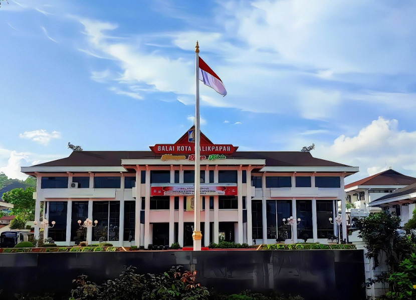 Kantor Wali Kota Balikpapan via drone.