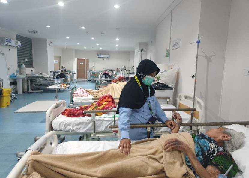 Jemaah Haji Terserang Pneumonia di rawat di Klinik Kesehatan Haji Indonesia (KKHI)