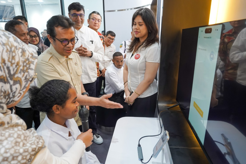 Peresmian AI Experience Center (AIEC) di Jayapura, Provinsi Papua.