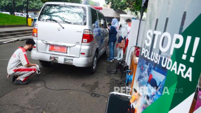 DLHK Kota Depok akan menggelar layanan uji emisi kendaraan bermotor secara gratis. (Foto: Dok REPUBLIKA)