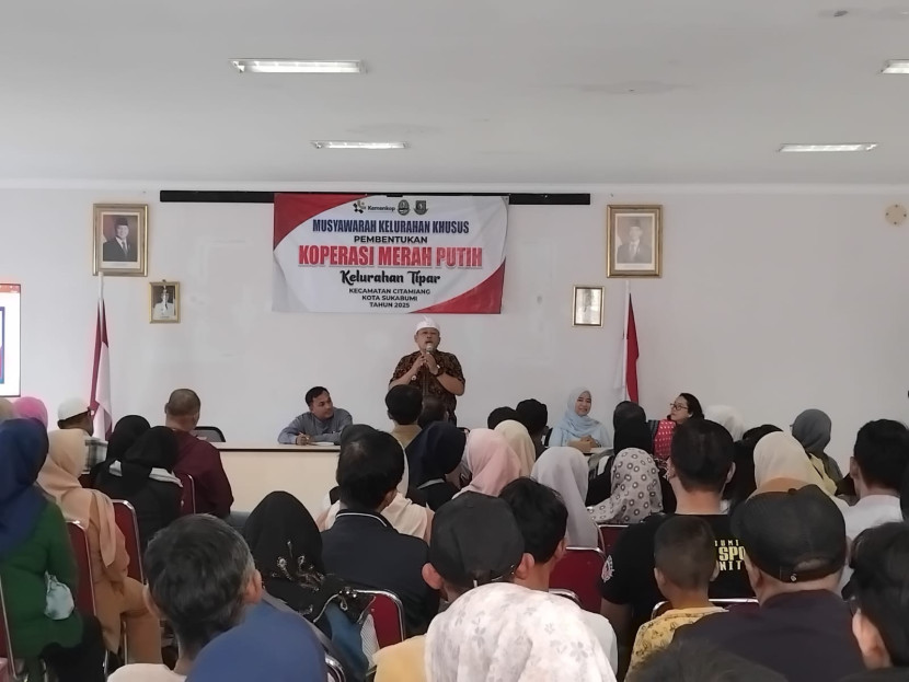 Pembentukan koperasi merah putih di Kota Sukabumi.