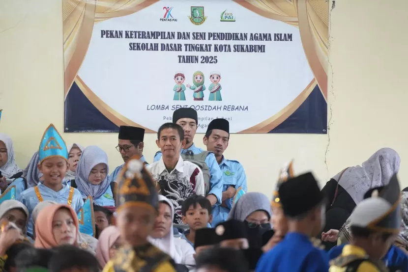 Pekan Keterampilan dan Seni Pendidikan Agama Islam (PAI) untuk tingkat Sekolah Dasar (SD) se-Kota Sukabumi resmi dibuka di Kantor Dinas Pendidikan dan Kebudayaan Kota Sukabumi, Senin (26/5/2025).